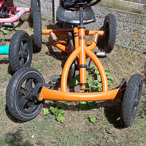 Berg orange metal - orange, pedal