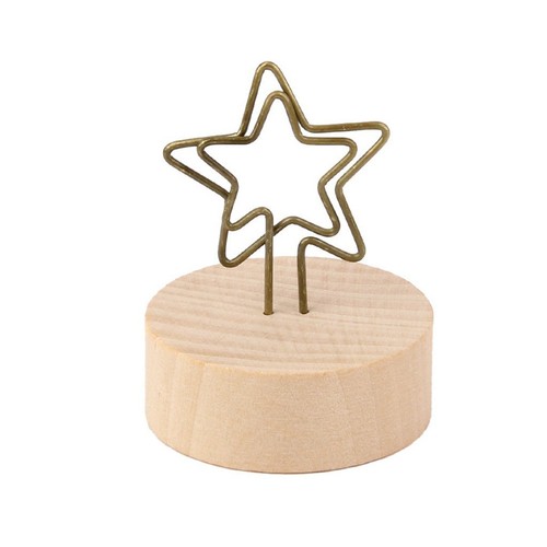 Wooden base photo note - wooden,