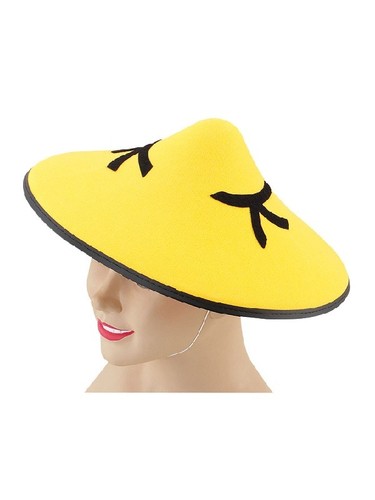 Adult yellow felt chinese - adult,