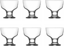 2 4 6 Glass Dessert Bowls Ice Cream Fruit Salad Cocktail Sundae Appetiser Cups