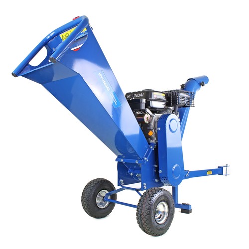 Petrol wood chipper - wood,