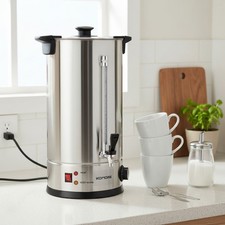Large Commercial Electric Catering Kitchen Hot Water Boiler Urn Tea Coffee
