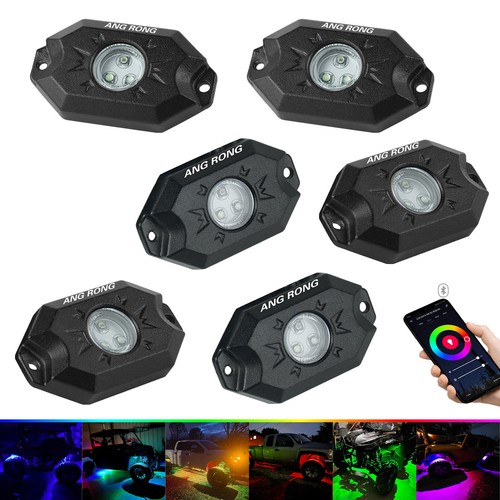 6pcs led rgb rock - rgb, kits