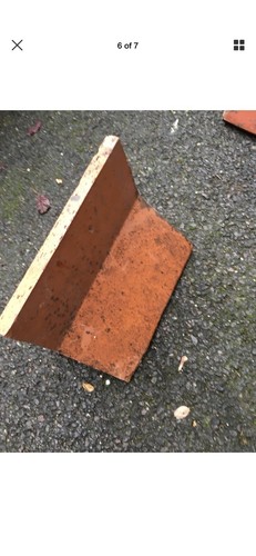 Reclaimed clay ridge tiles - reclaimed,
