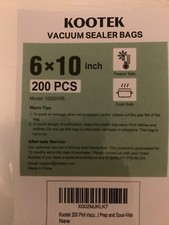 Vacuum Sealer Bag 200 Pint 6x10 Inch Commercial Grade Food Saver Bags Seal Meal