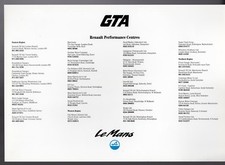 Alpine GTA Le Mans Renault