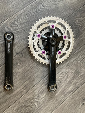 Shimano Deore LX FC-M563 Crankset 175mm ,vtg, retro, 3DV/purple,oldschool