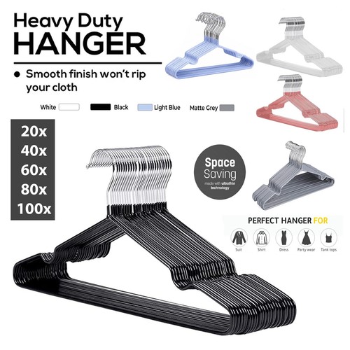 Rubber coated metal hangers - coated,