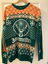 Jagermeister Christmas Xmas Jumper Sweater Size Large