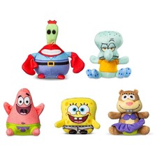 SpongeBob SquarePants Plushies Set - Micro Teenies Collector 5-Pack 