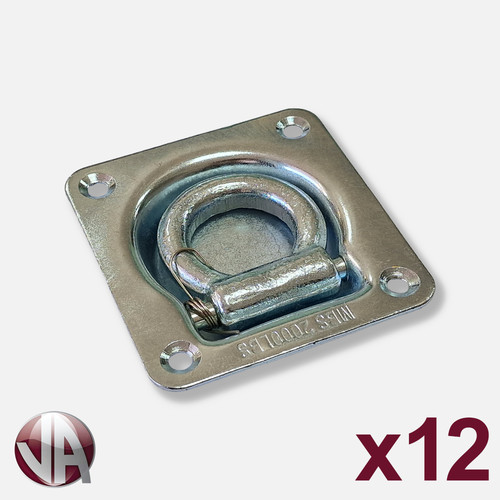Recessed flush fit lashing - recessed,