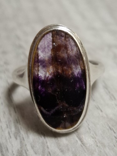 Vintage sterling silver blue - silver,