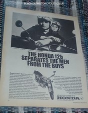 Honda  SS125 SS125A  advert