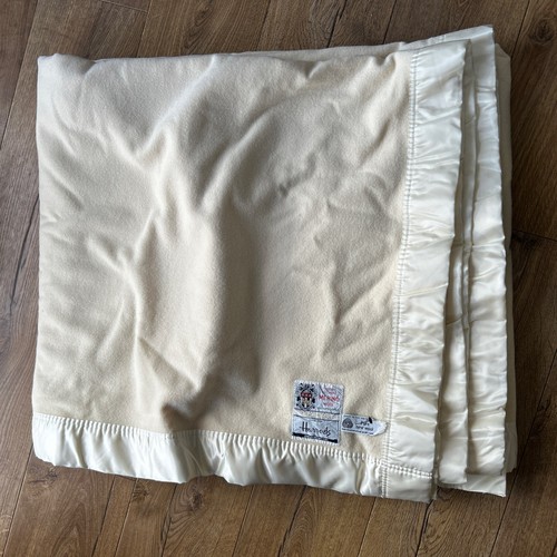 Vtg cream witney blanket - vtg, for