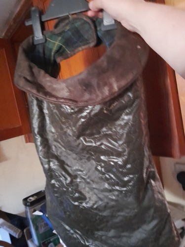 Brown leather effect - leather,