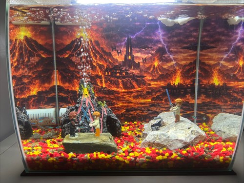 Volcanic fantasy aquarium - fantasy,