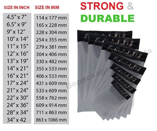 Strong grey mailing - grey, bags