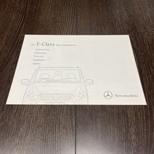 V Class W639 Late Price List Specifications Catalog 2012 September V350 Ambiente