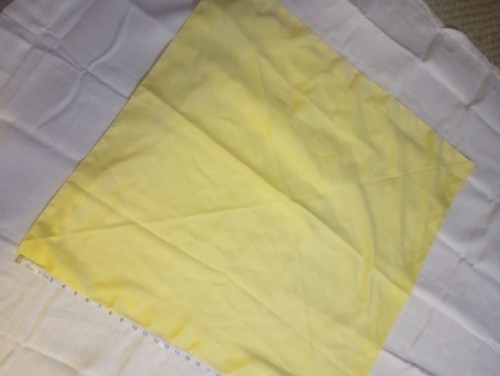Canary yellow square scarf - canary,