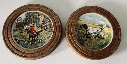 Vintage porcelain plaque - vintage,