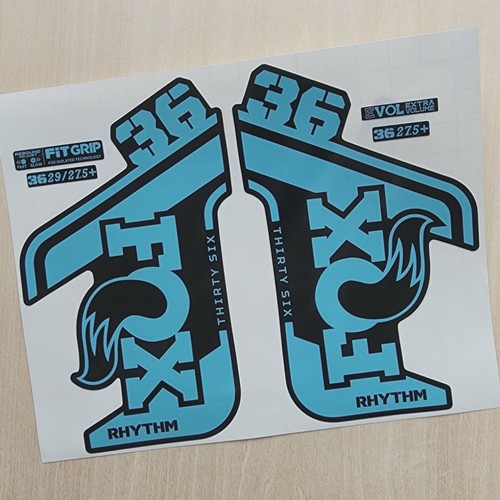 Fox rhythm fork - 36, stickers