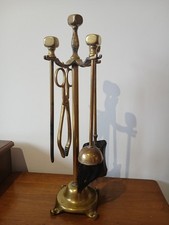 Brass Fireside Companion set