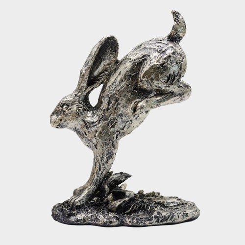 Jumping hare antique gold - jumping,
