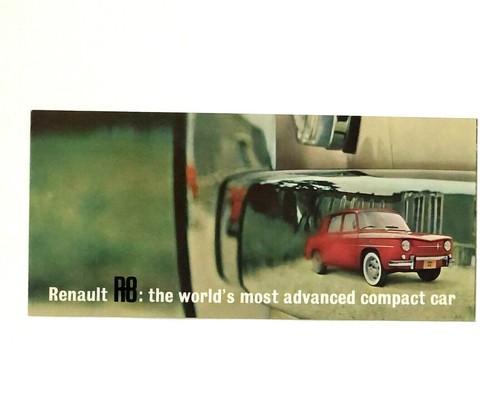 1963 renault brochure - r-8,