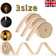 1M Flat Cotton Oil Lamp Lantern-Wick For Kerosene Burner Lighting Pratical UK