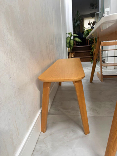Indoor wooden bench - wooden, seat
