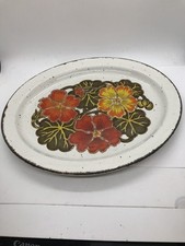 Stonehenge Midwinter Nasturtium platter 11.75 inches 