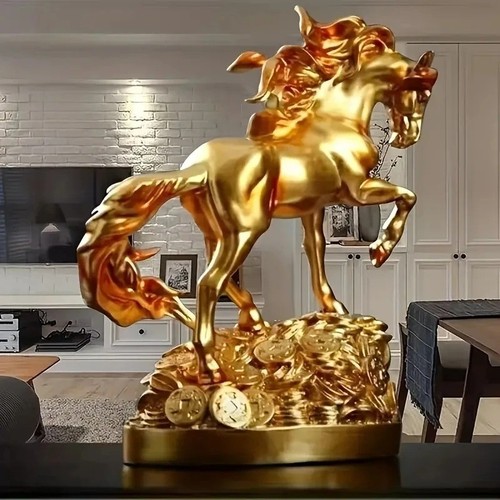Elegant horse sculpture - horse,