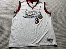 Vintage Nike Philadelphia 76ers Allen Iverson #3 Jersey Size 2XL 2000s +2 Length