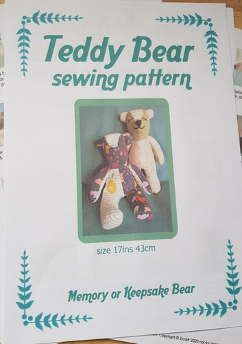Memory teddy bear - 17", 43cm