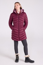 Mountain Warehouse Womens Padded Long Jacket Water Resistant Winter Ladies Coat