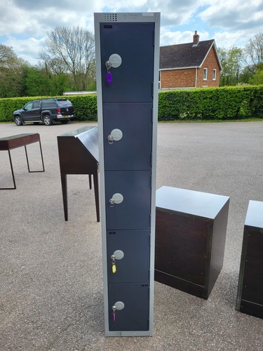 Elite grey metal - grey, locker