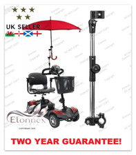 MOBILITY SCOOTER UMBRELLA HOLDER SUN CANOPY. FITS ALL SCOOTERS AND WHEELCHAIRS.