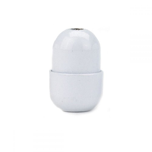 White cord connector - white,