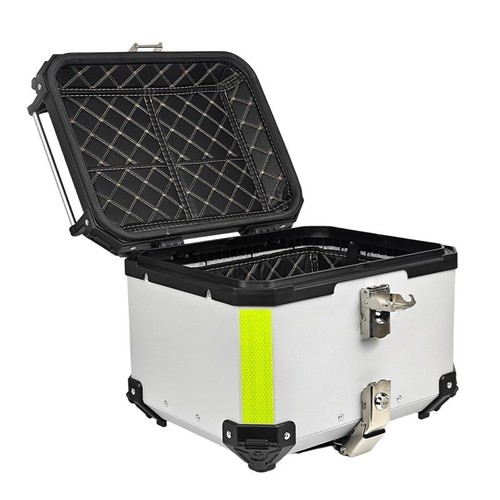 55l aluminium motorcycle top - aluminium,