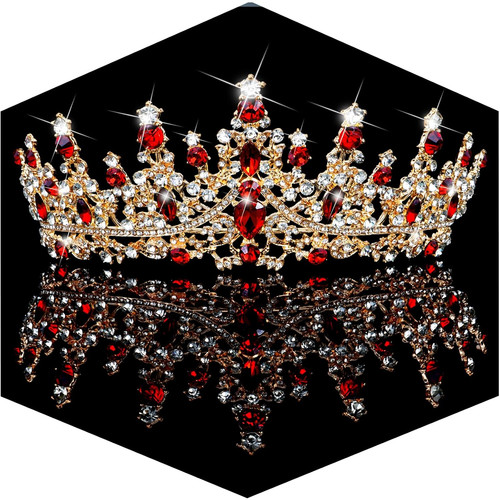 Red tiaras and crowns for - tiaras,