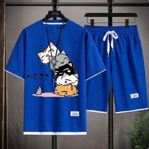 Men waffle shirt shorts - men's,