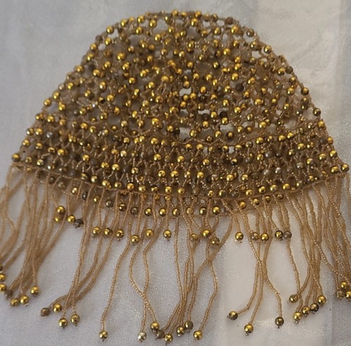 Cap headpiece beaded - cap,