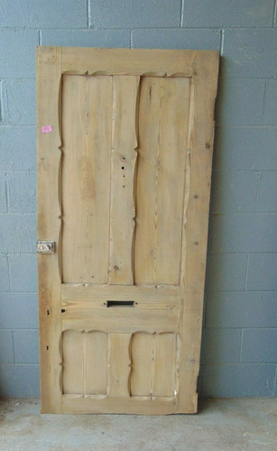 Front door pine victorian - door,