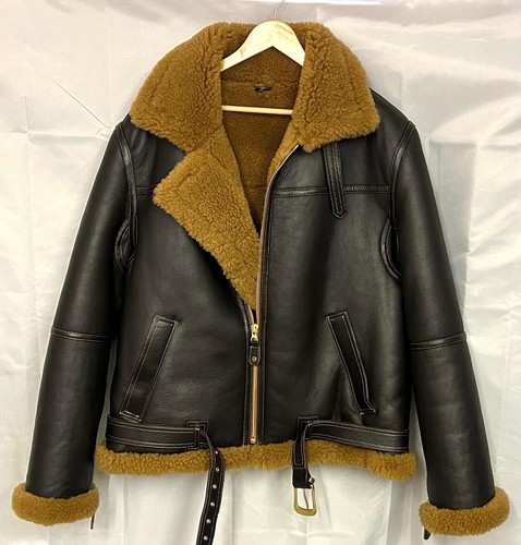 Gold top irvin sheepskin - top,