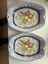 2 Antique English Willow