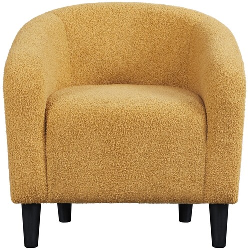 Boucle club chair - club, accent