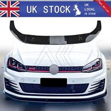 Front Bumper Splitter Lip Fit VW Golf MK7 Pre-Facelift 13-16 GTI GTD R-Line TSI