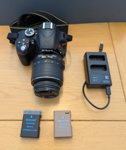 Nikon d3300 camera - nikon, complete