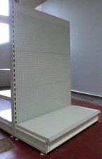 Tegometall Gondola Shelf Tool Shelf Blister Wall Pegboard Back Panel 1m