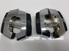 Bumper overriders, chrome, for